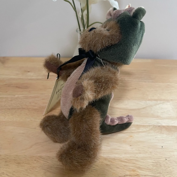 Boyds Bears Plush EDMUND SPRING 2001 Fabric Dragon Fairy Tale 917516 - Picture 4 of 4